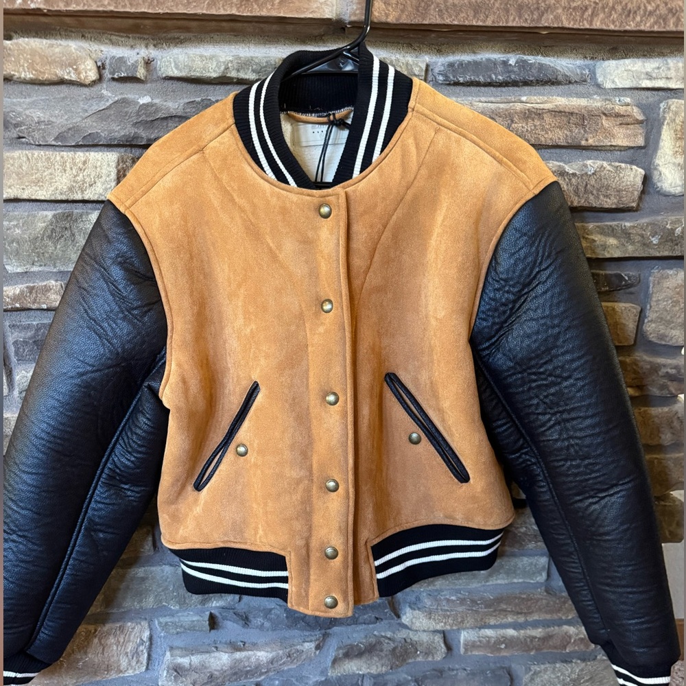 NWT - BLANKNYC faux fur trim bomber jacket